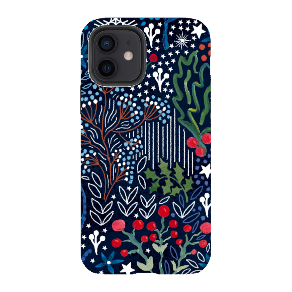 iPhone Tough Case - Winter Flowers II By Emma Frances Grant