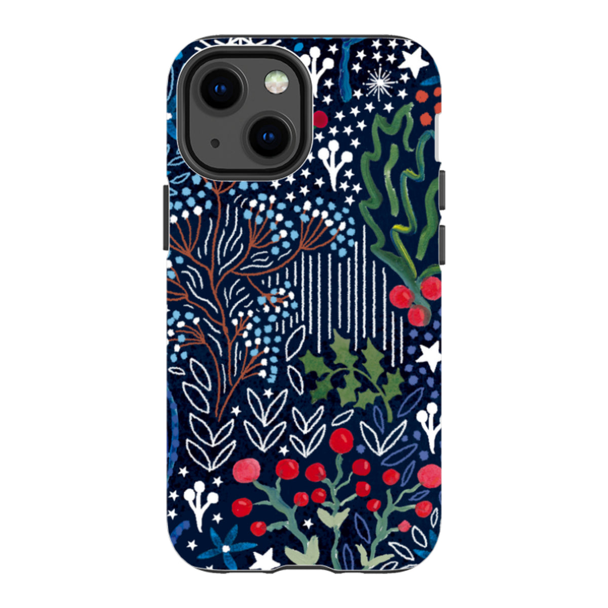 iPhone Tough Case - Winter Flowers II By Emma Frances Grant