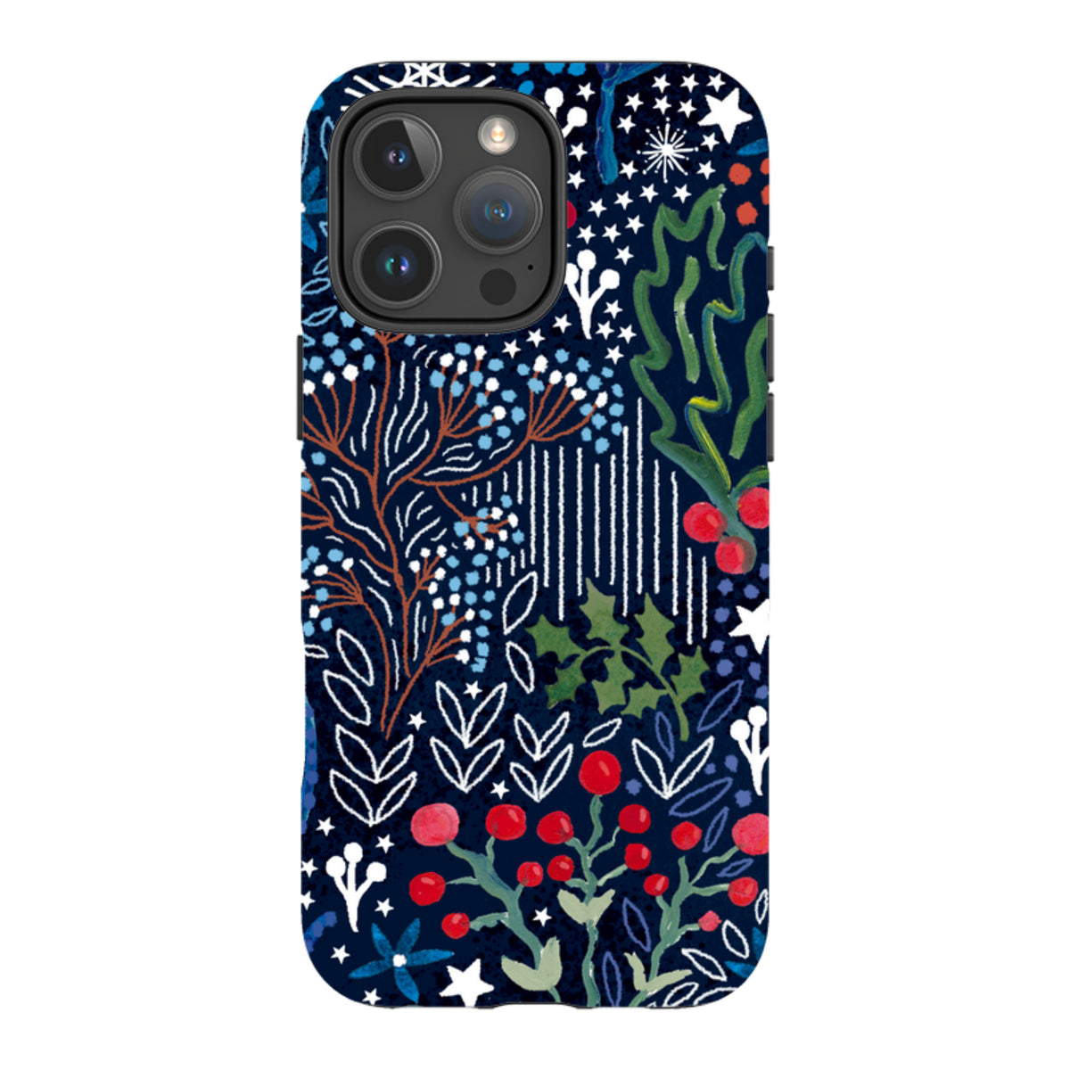 iPhone Tough Case - Winter Flowers II By Emma Frances Grant
