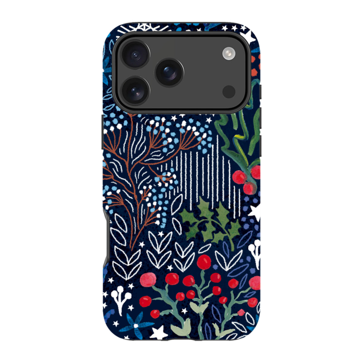 iPhone Tough Case - Winter Flowers II By Emma Frances Grant
