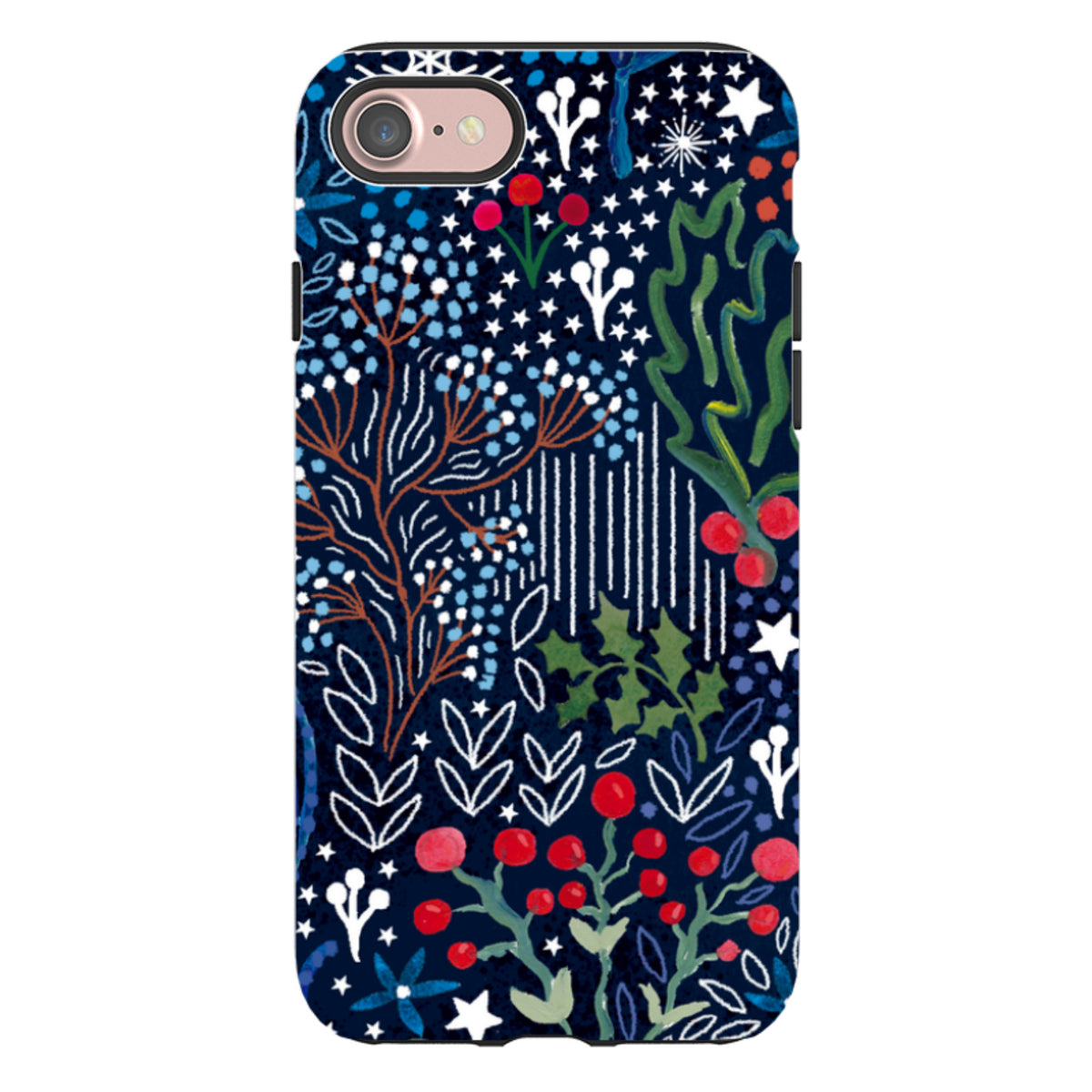 iPhone Tough Case - Winter Flowers II By Emma Frances Grant