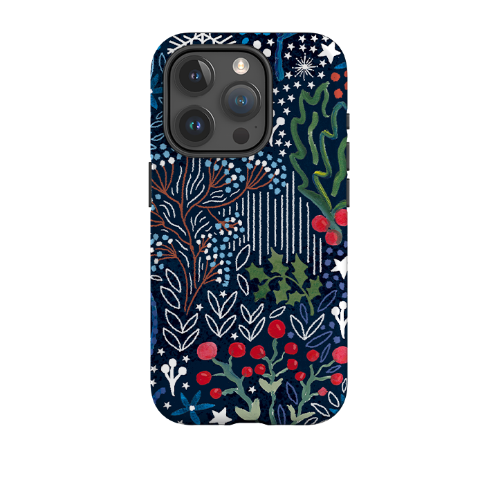 iPhone Tough Case - Winter Flowers II By Emma Frances Grant