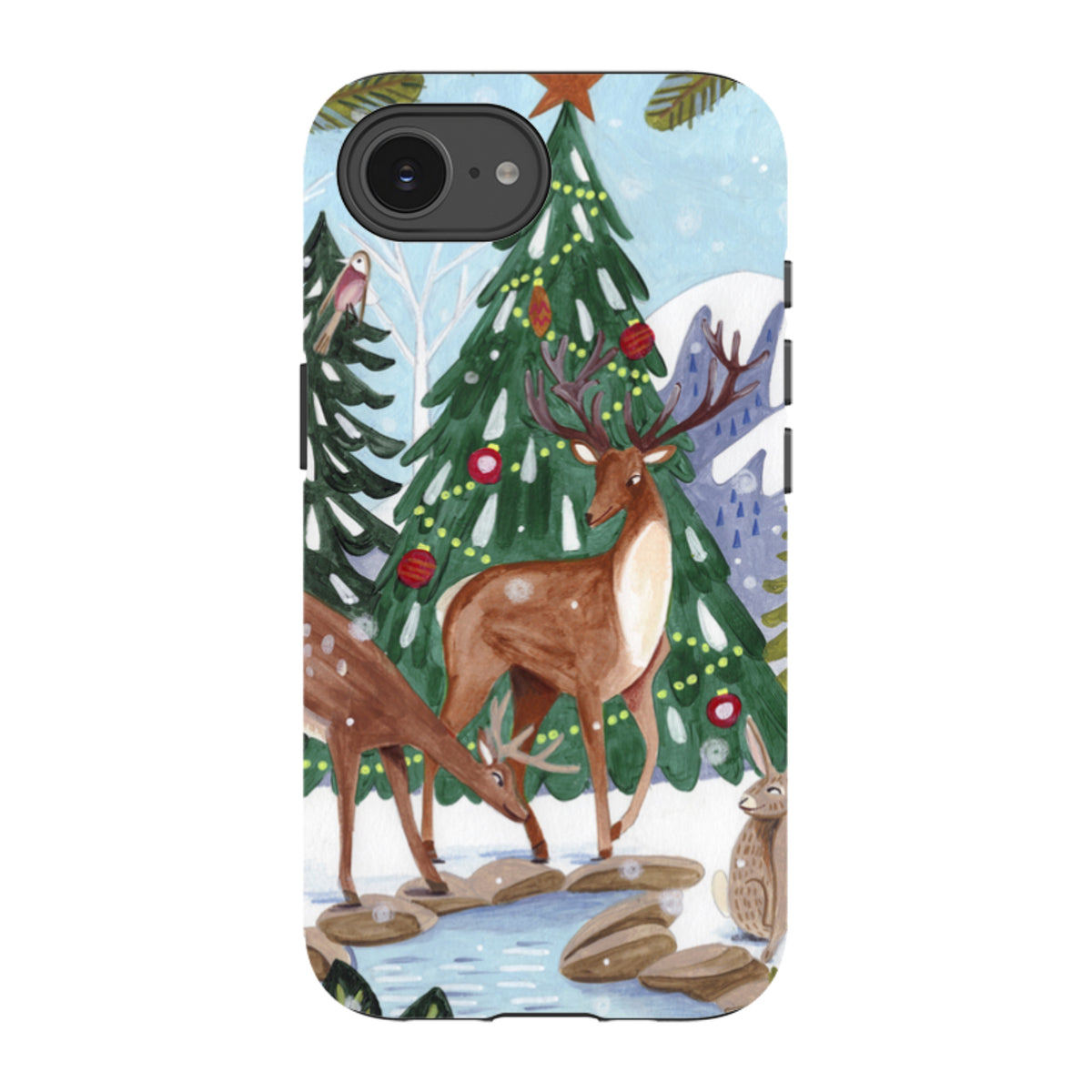 iPhone Tough Case - Winter Forest By Caroline Bonne Muller