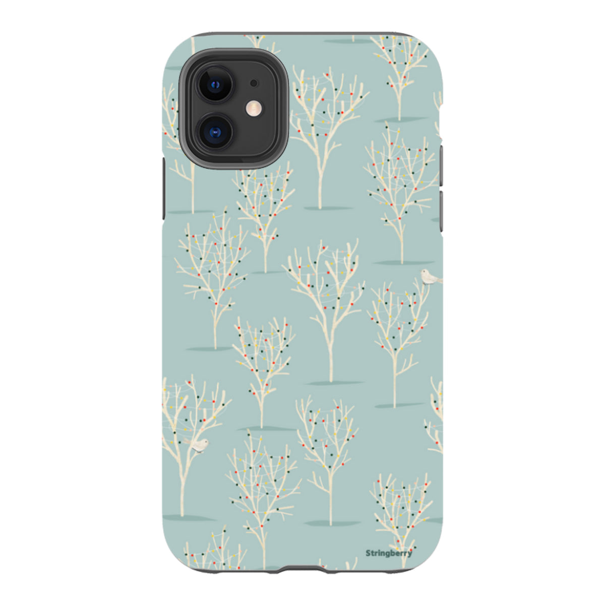 iPhone Tough Case - Winter Forest By Katherine Quinn