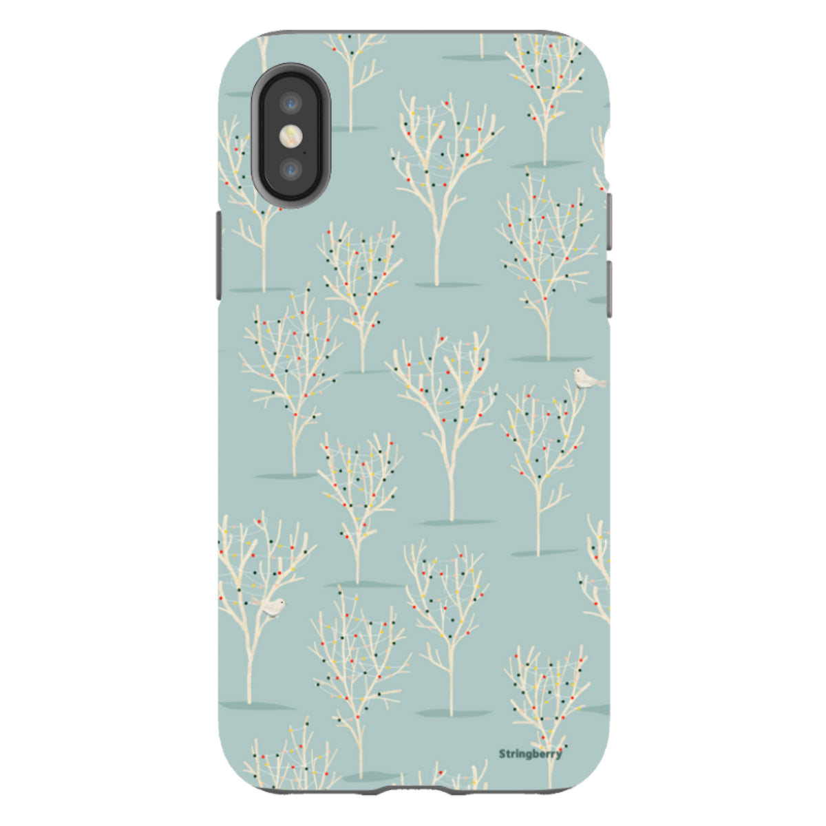iPhone Tough Case - Winter Forest By Katherine Quinn
