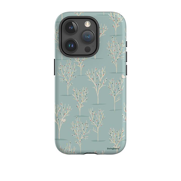 iPhone Tough Case - Winter Forest By Katherine Quinn