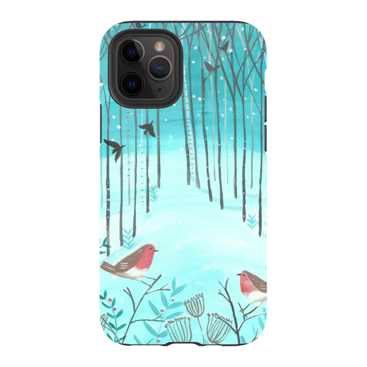 iPhone Tough Case - Winter Forest By Mary Stubberfield