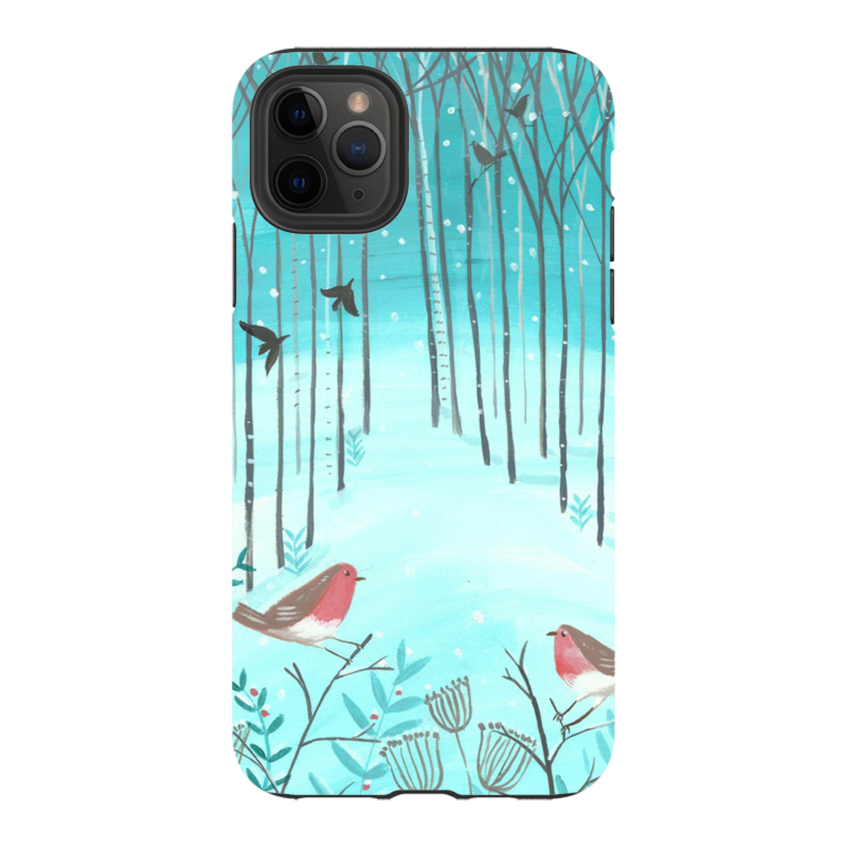 iPhone Tough Case - Winter Forest By Mary Stubberfield