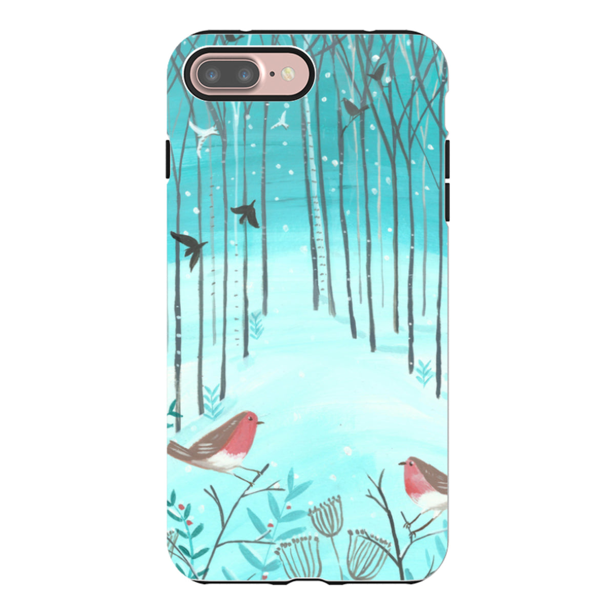 iPhone Tough Case - Winter Forest By Mary Stubberfield