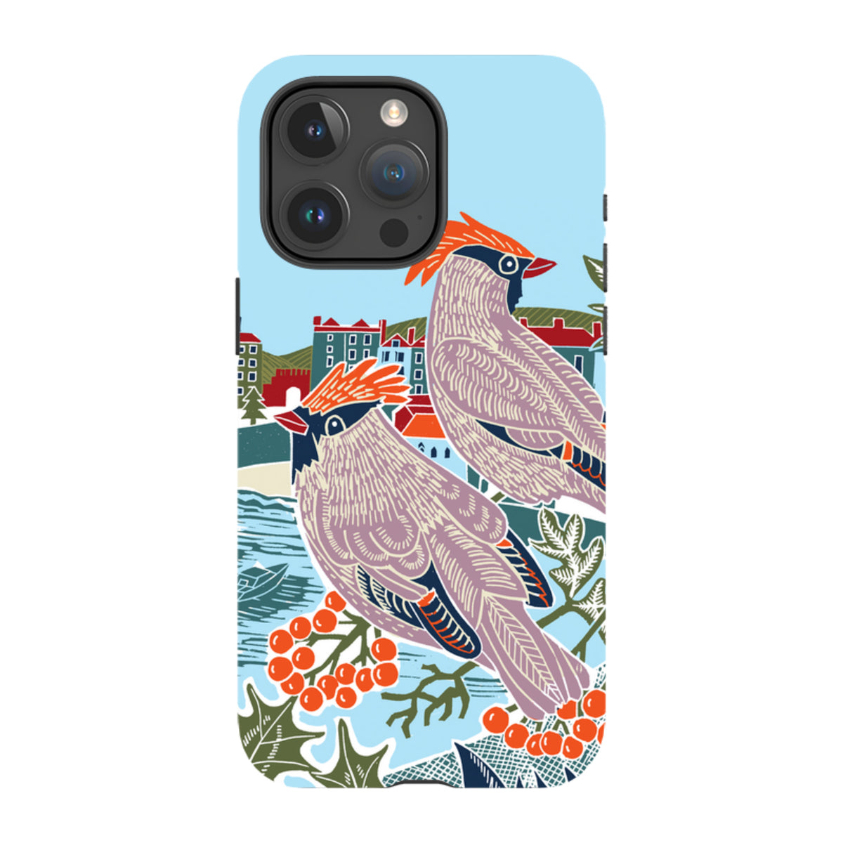 iPhone Tough Case - Winter Harbour By Kate Heiss