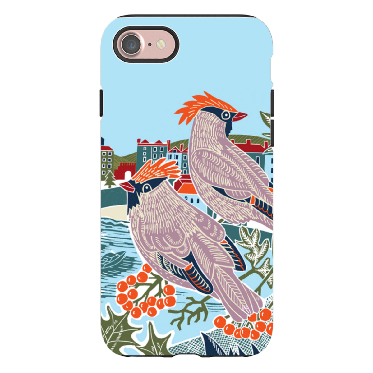 iPhone Tough Case - Winter Harbour By Kate Heiss