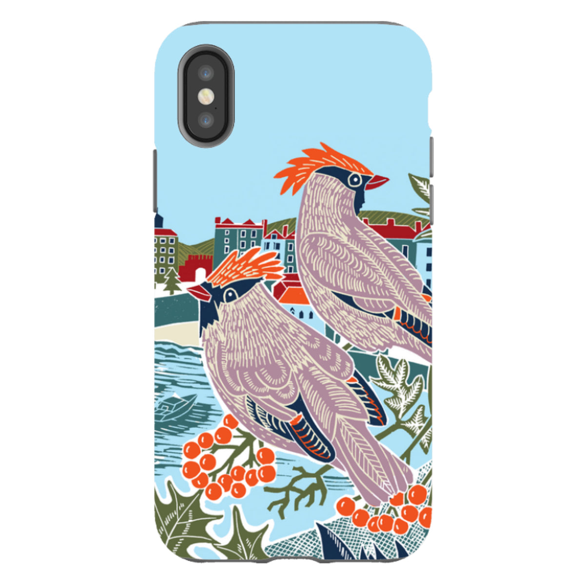 iPhone Tough Case - Winter Harbour By Kate Heiss