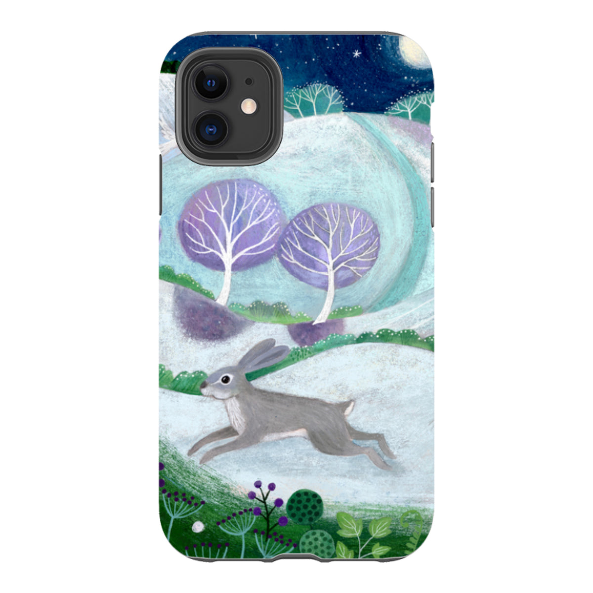 iPhone Tough Case - Winter Hare By Bex Parkin