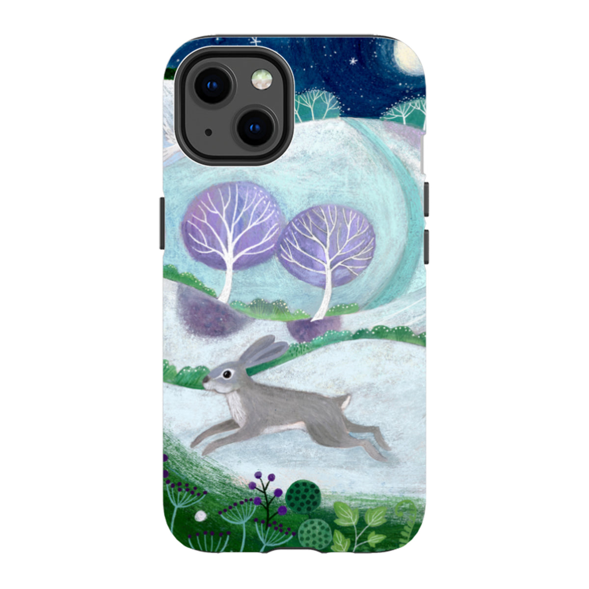 iPhone Tough Case - Winter Hare By Bex Parkin