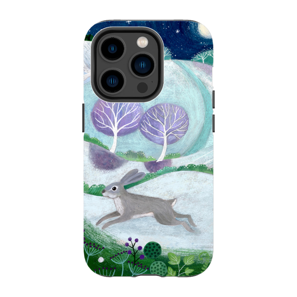 iPhone Tough Case - Winter Hare By Bex Parkin