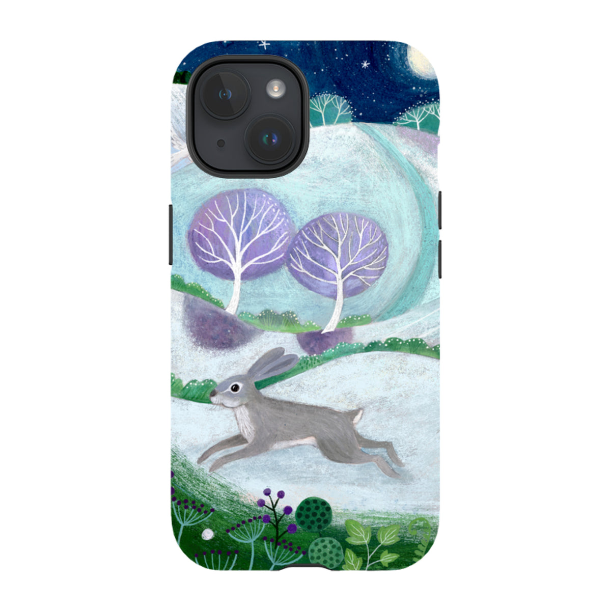 iPhone Tough Case - Winter Hare By Bex Parkin