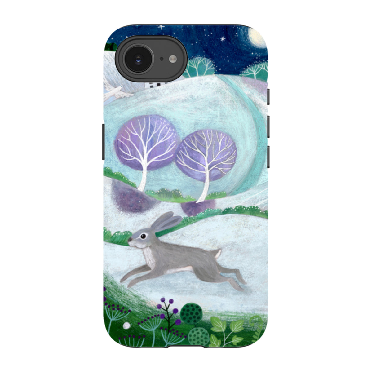 iPhone Tough Case - Winter Hare By Bex Parkin