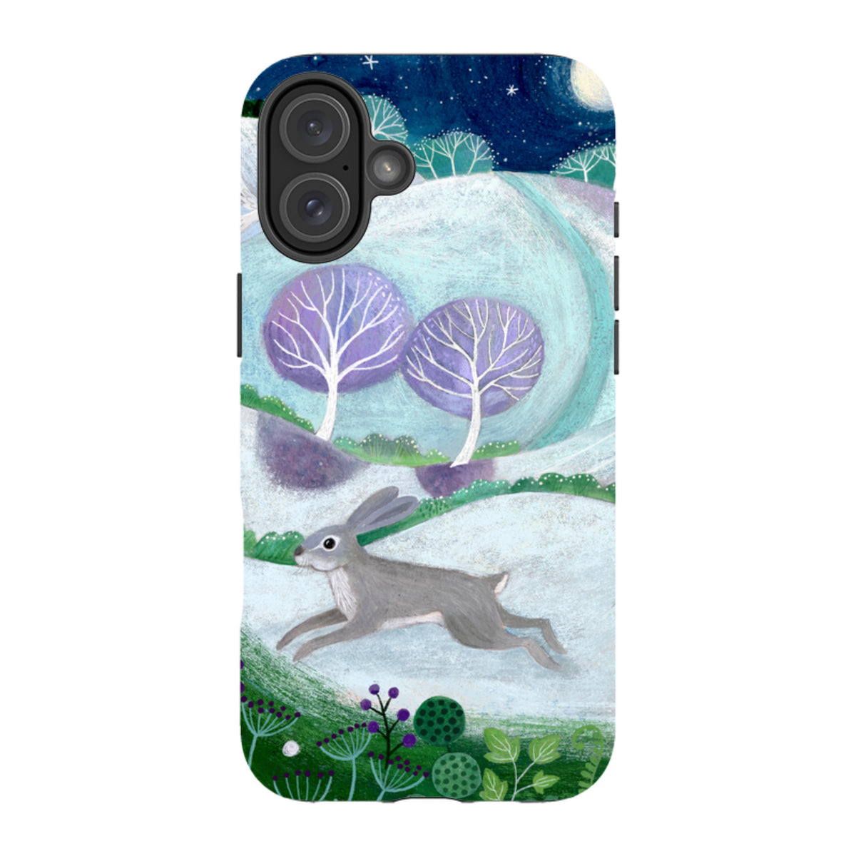 iPhone Tough Case - Winter Hare By Bex Parkin