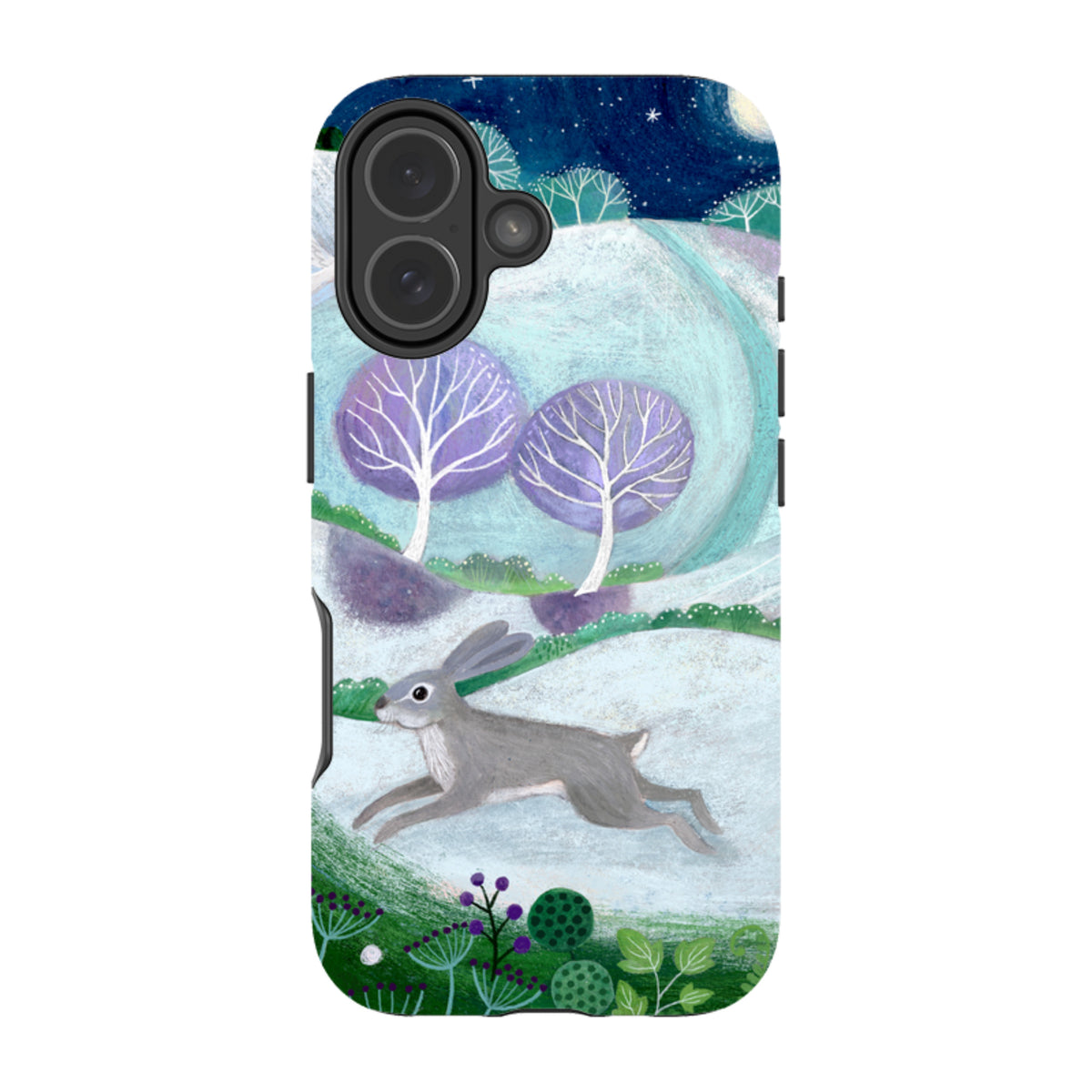 iPhone Tough Case - Winter Hare By Bex Parkin