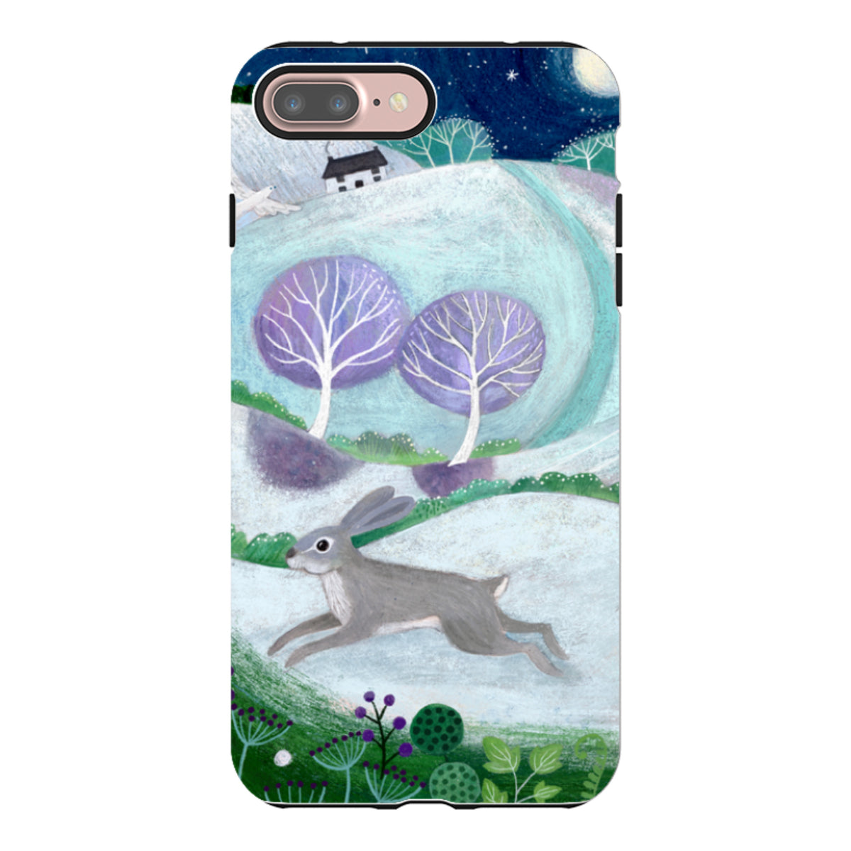 iPhone Tough Case - Winter Hare By Bex Parkin