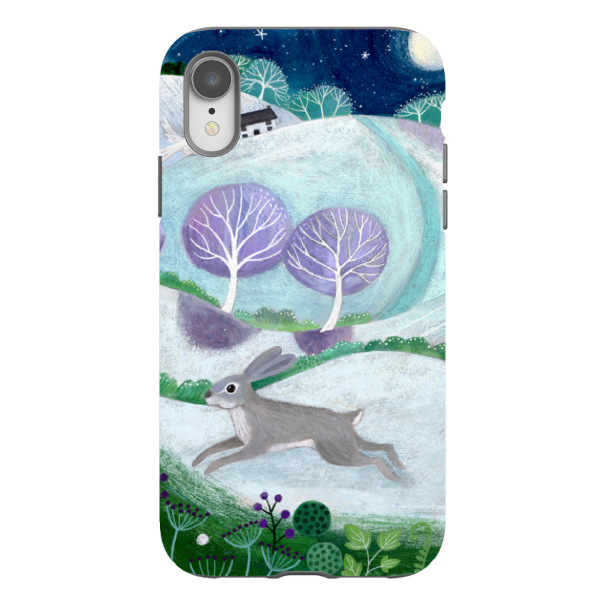 iPhone Tough Case - Winter Hare By Bex Parkin