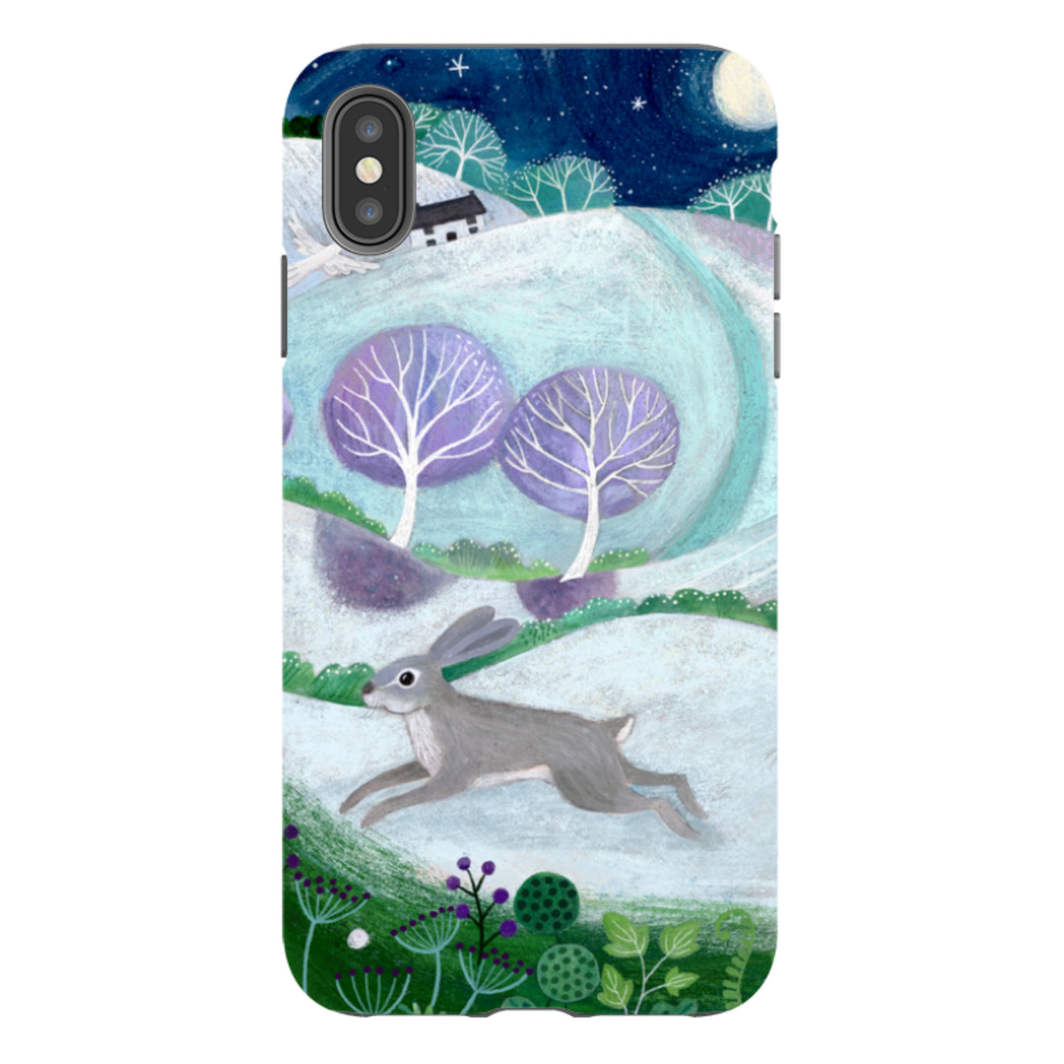 iPhone Tough Case - Winter Hare By Bex Parkin