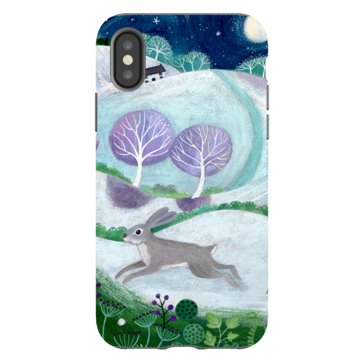 iPhone Tough Case - Winter Hare By Bex Parkin