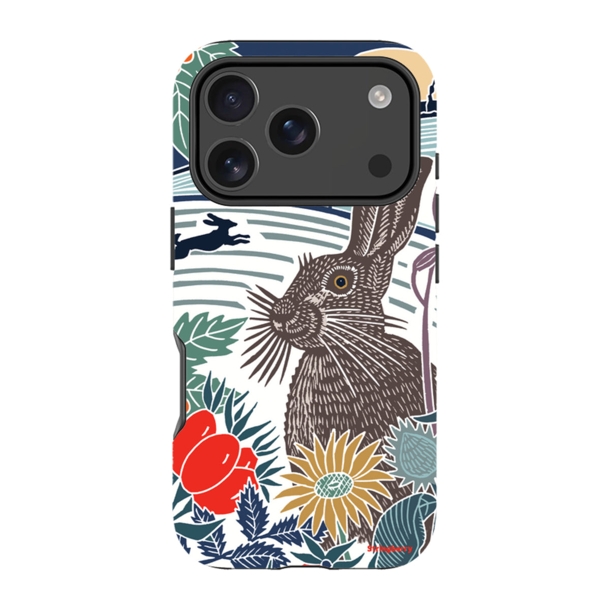 iPhone Tough Case - Winter Hare By Kate Heiss
