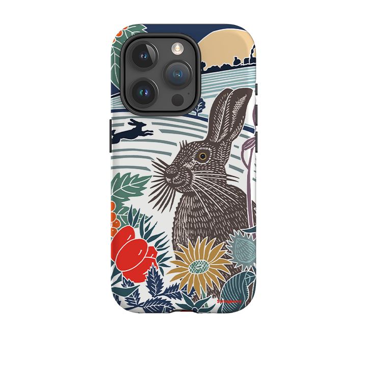 iPhone Tough Case - Winter Hare By Kate Heiss
