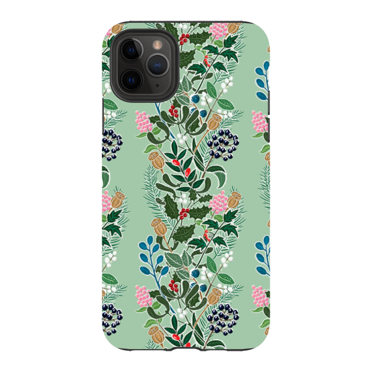 iPhone Tough Case - Winter Hedge-1 By kate Heiss