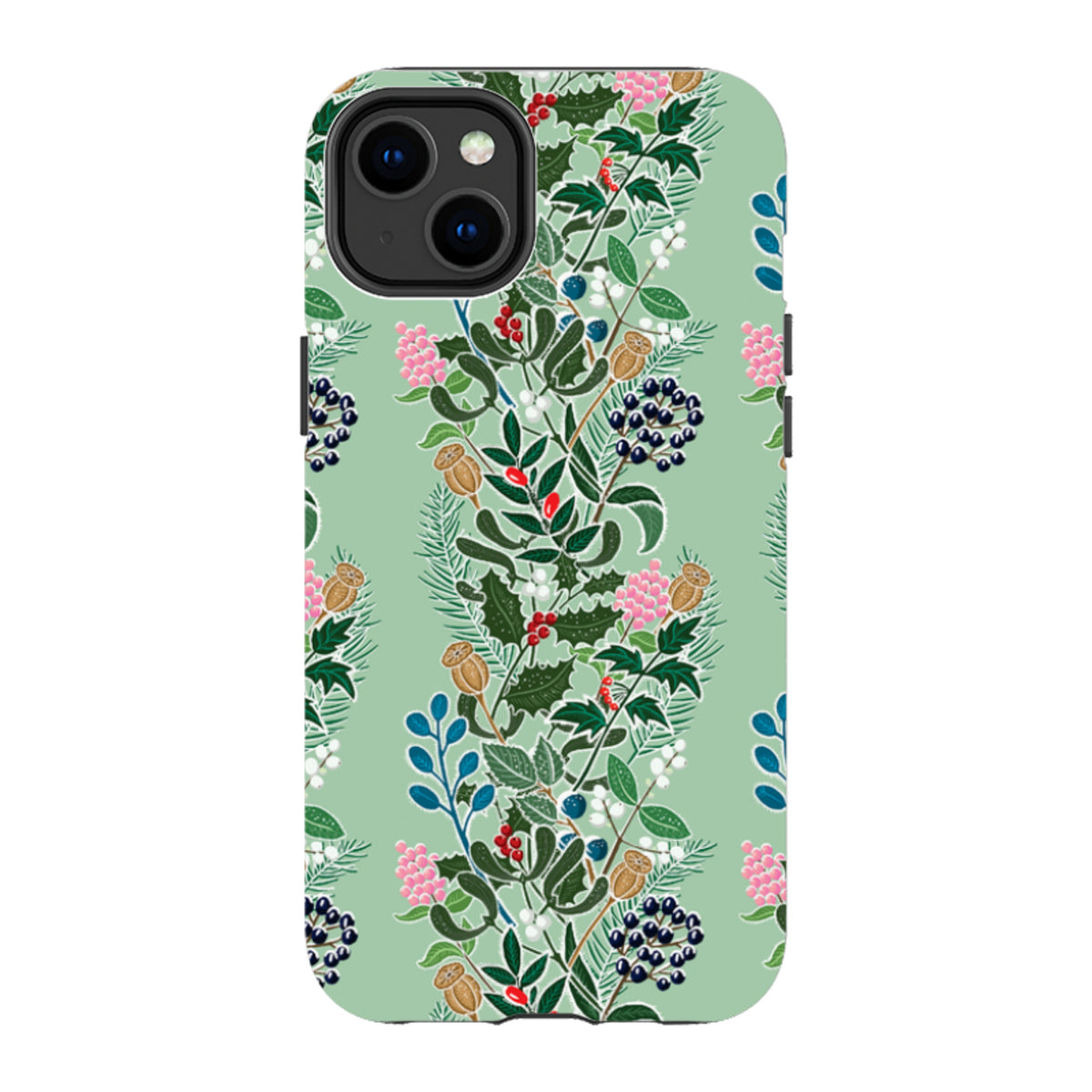 iPhone Tough Case - Winter Hedge-1 By kate Heiss
