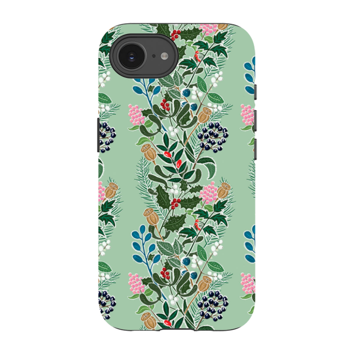 iPhone Tough Case - Winter Hedge-1 By kate Heiss