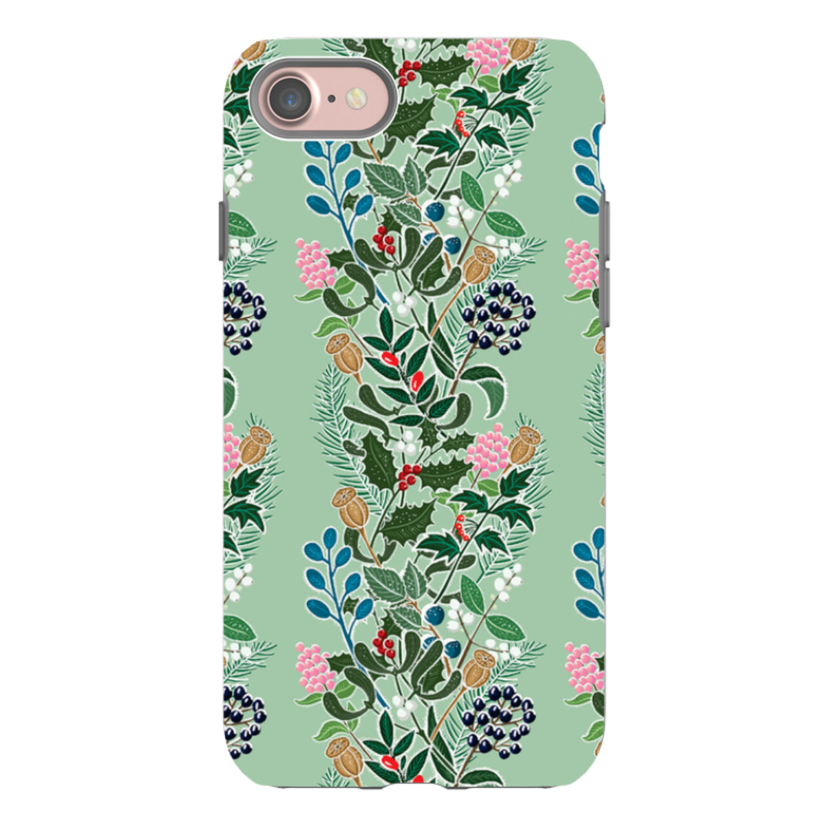 iPhone Tough Case - Winter Hedge-1 By kate Heiss