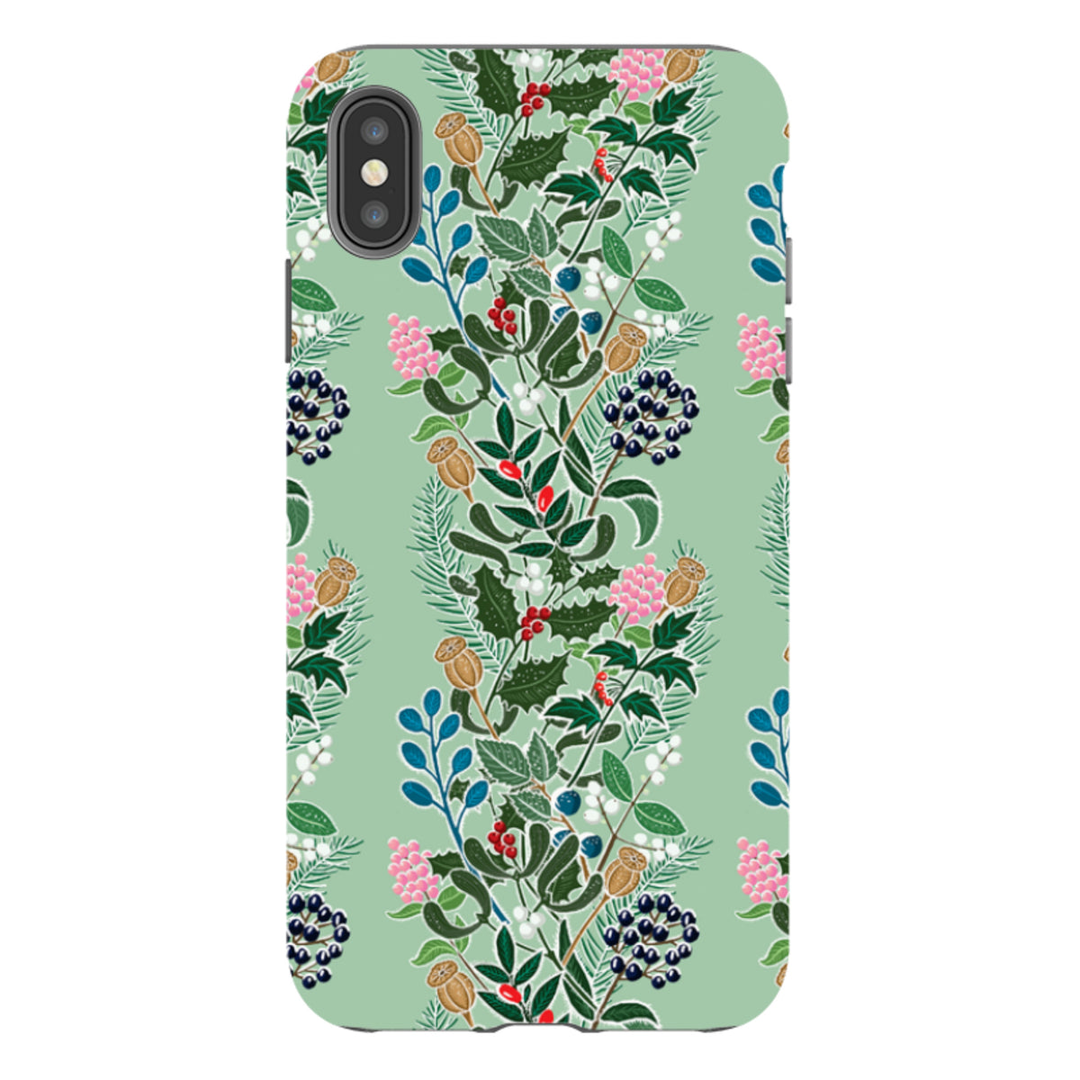iPhone Tough Case - Winter Hedge-1 By kate Heiss