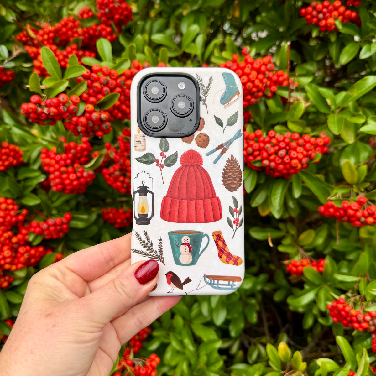 iPhone Tough Case - Winter Hygge By Abby Jacobs