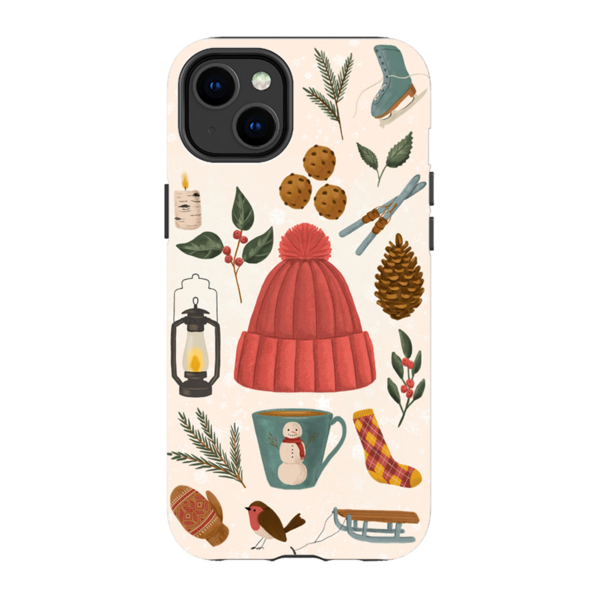 iPhone Tough Case - Winter Hygge By Abby Jacobs