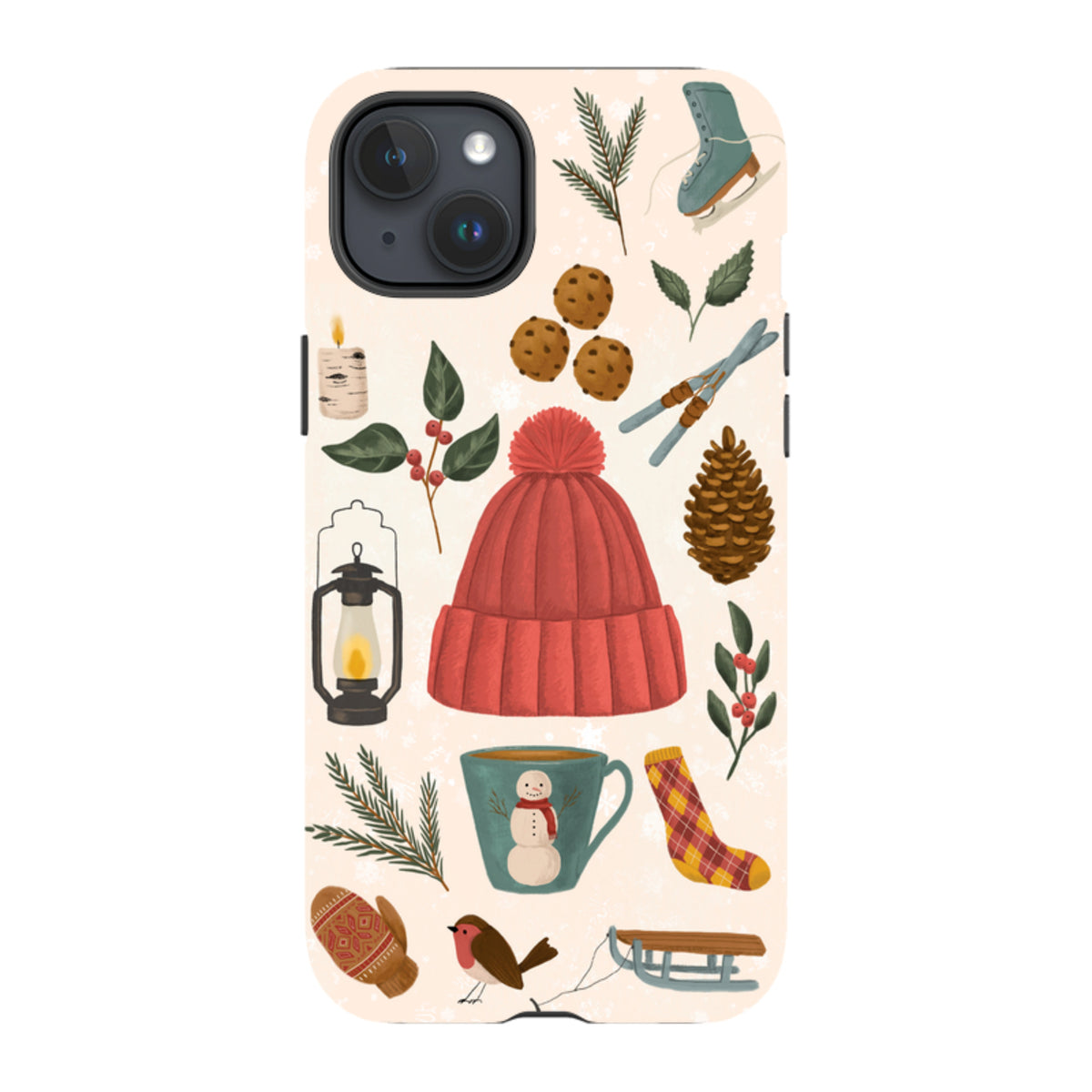 iPhone Tough Case - Winter Hygge By Abby Jacobs