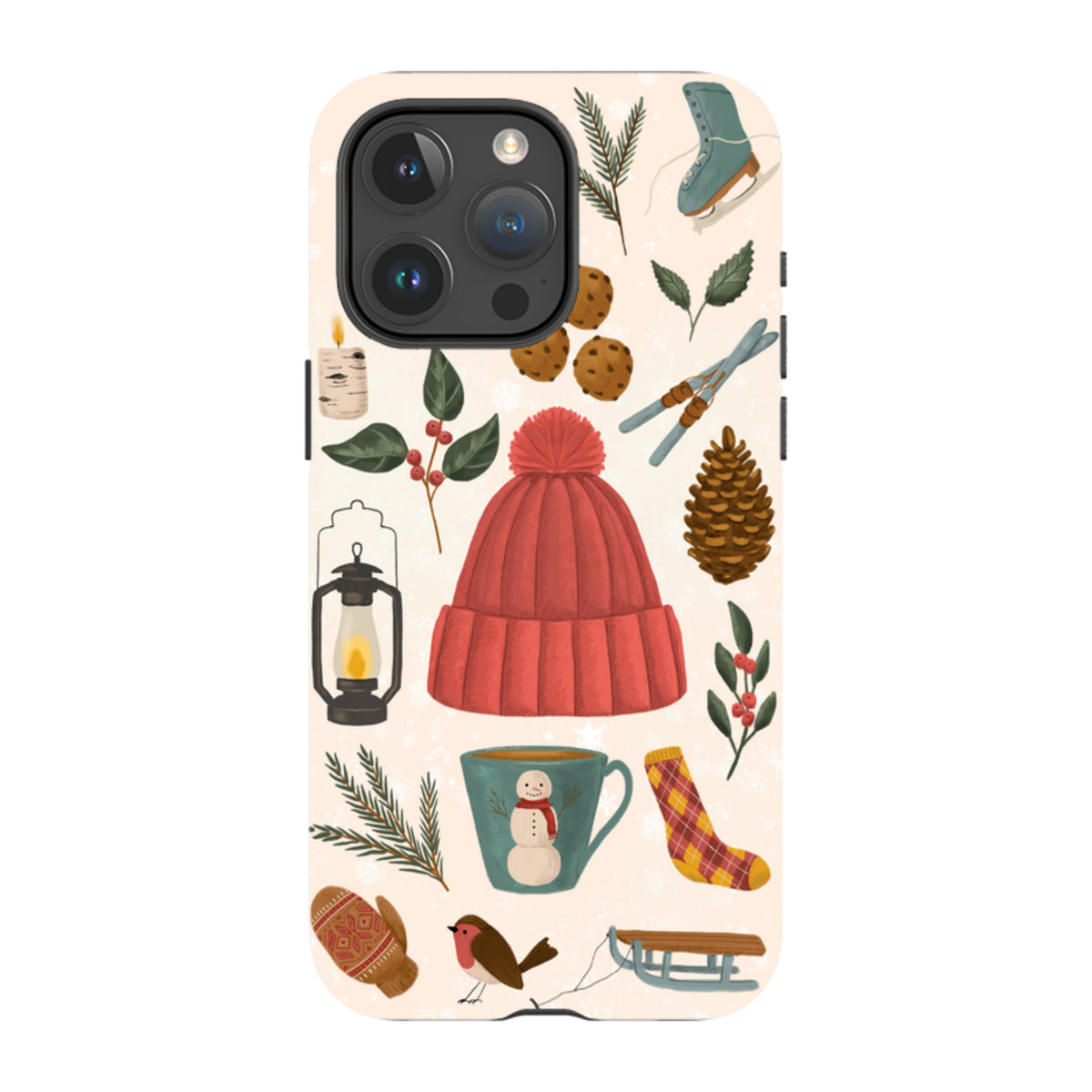 iPhone Tough Case - Winter Hygge By Abby Jacobs