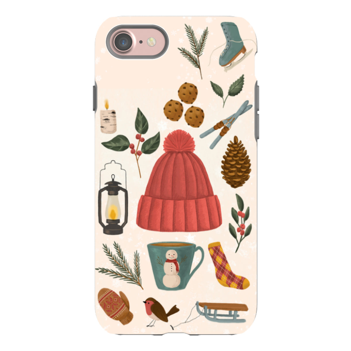 iPhone Tough Case - Winter Hygge By Abby Jacobs