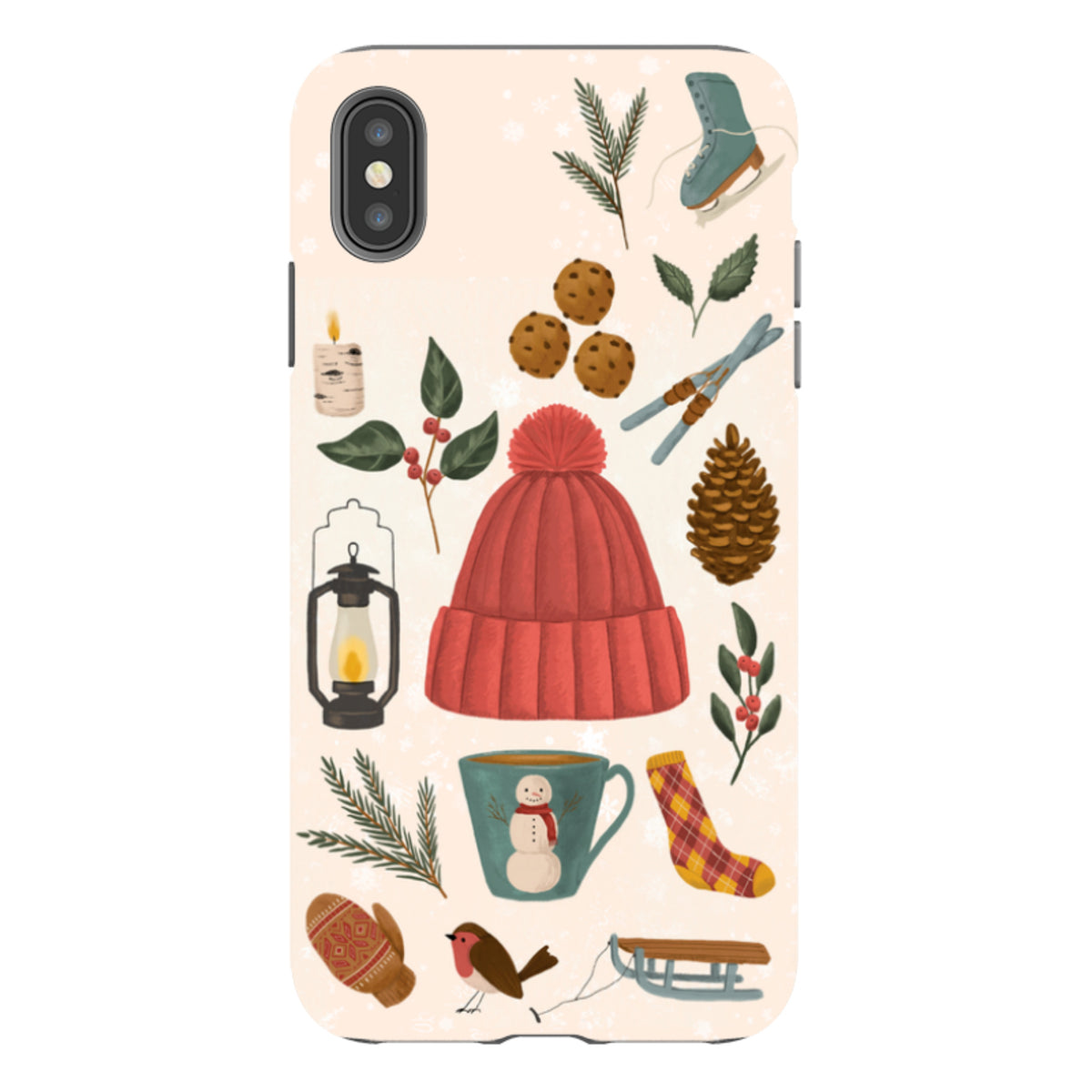 iPhone Tough Case - Winter Hygge By Abby Jacobs