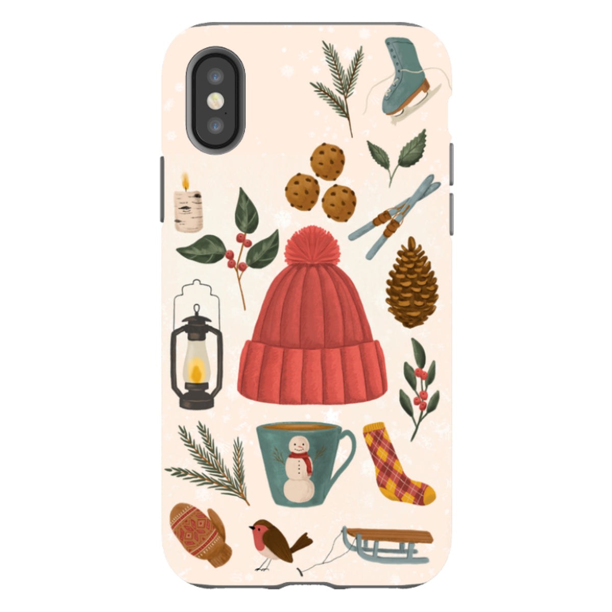 iPhone Tough Case - Winter Hygge By Abby Jacobs