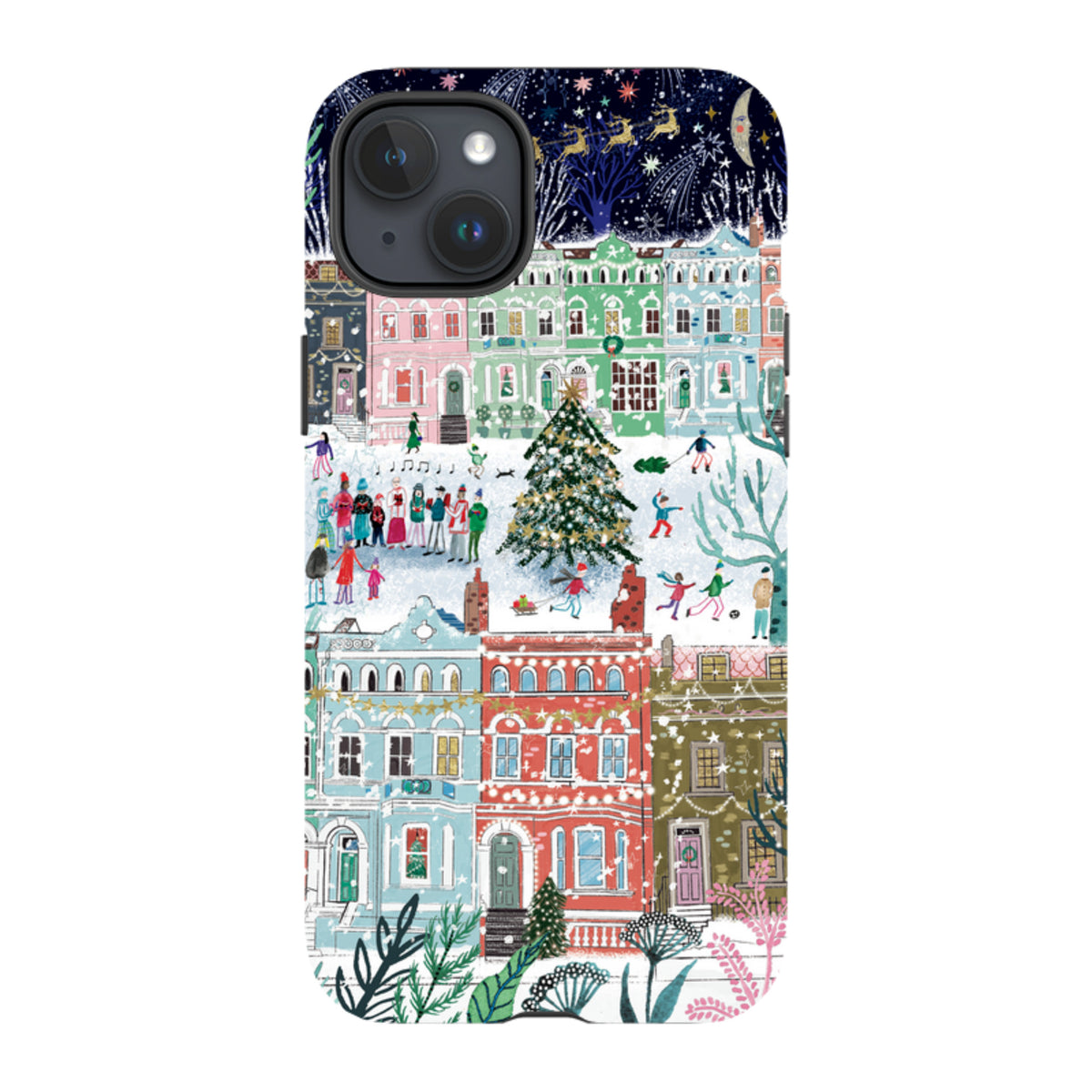iPhone Tough Case - Winter In Notting Hill By Emma Frances Grant