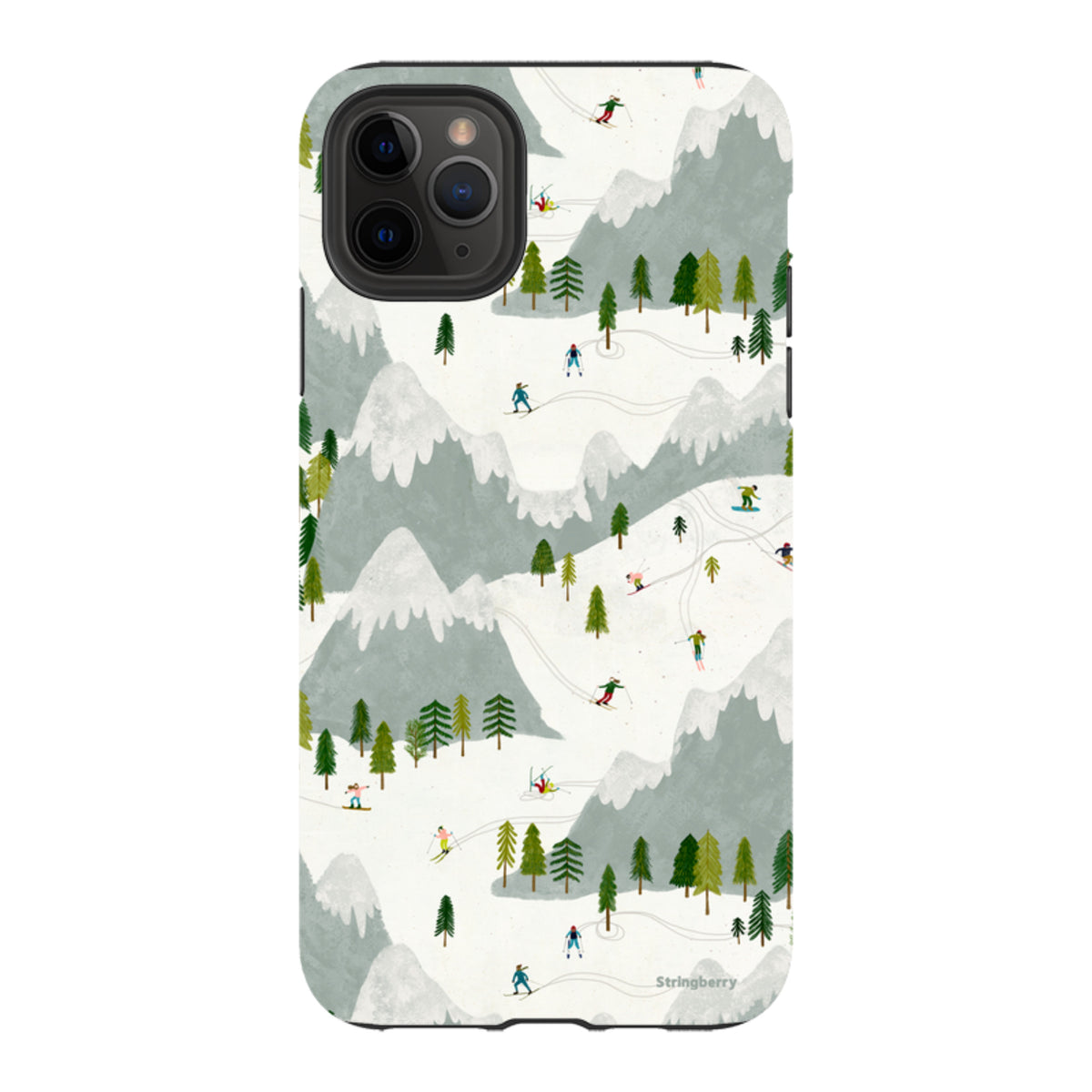 iPhone Tough Case - Winter Landscape I By Katherine Quinn