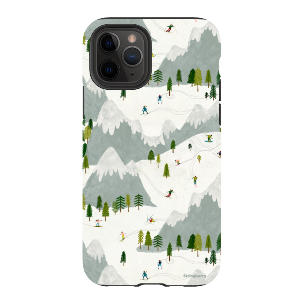 iPhone Tough Case - Winter Landscape I By Katherine Quinn