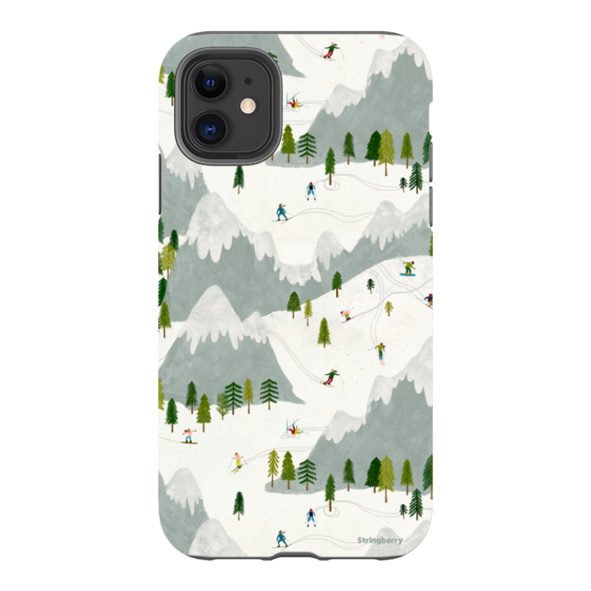 iPhone Tough Case - Winter Landscape I By Katherine Quinn