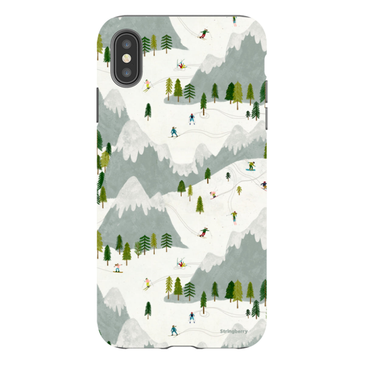 iPhone Tough Case - Winter Landscape I By Katherine Quinn