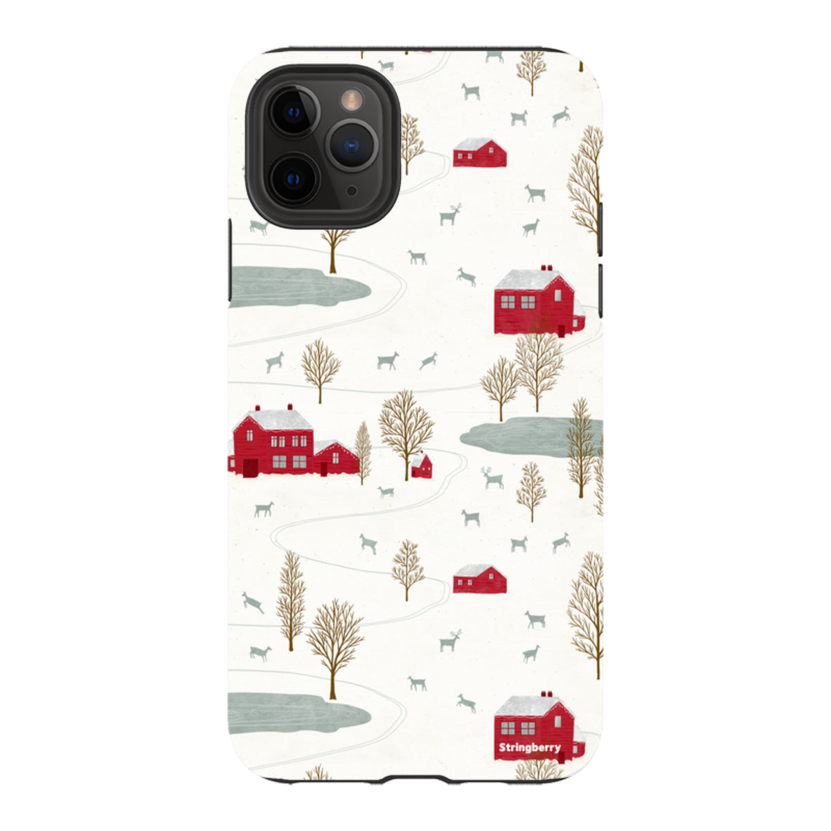 iPhone Tough Case - Winter Landscape II By Katherine Quinn
