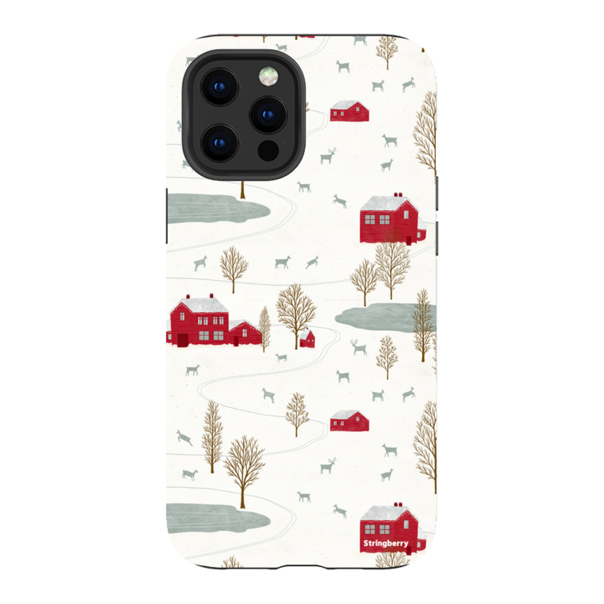 iPhone Tough Case - Winter Landscape II By Katherine Quinn