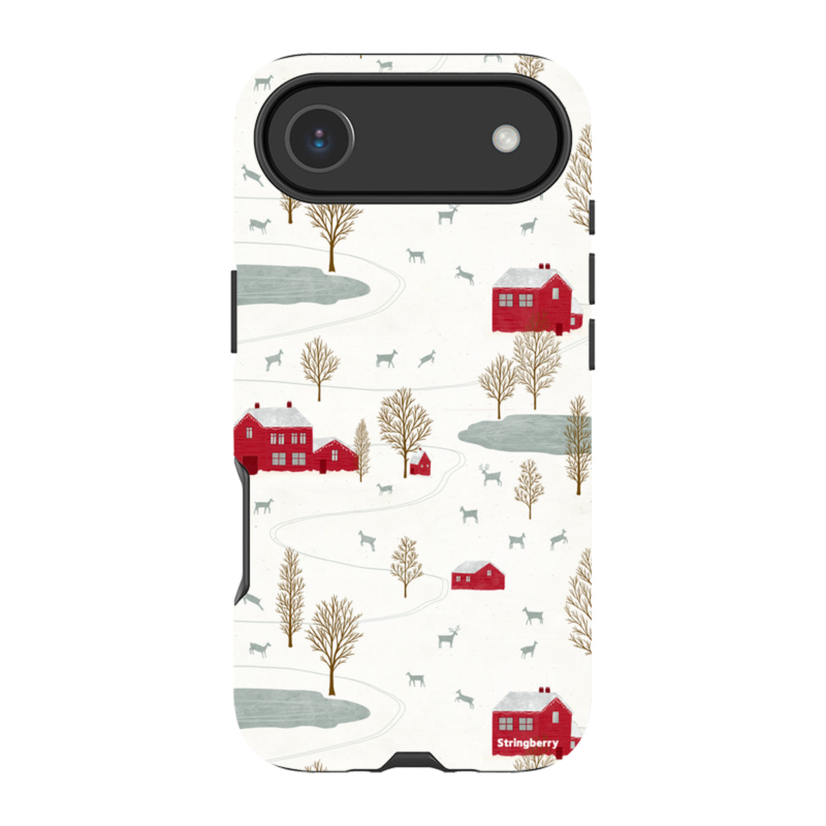 iPhone Tough Case - Winter Landscape II By Katherine Quinn