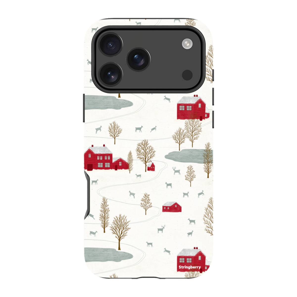 iPhone Tough Case - Winter Landscape II By Katherine Quinn